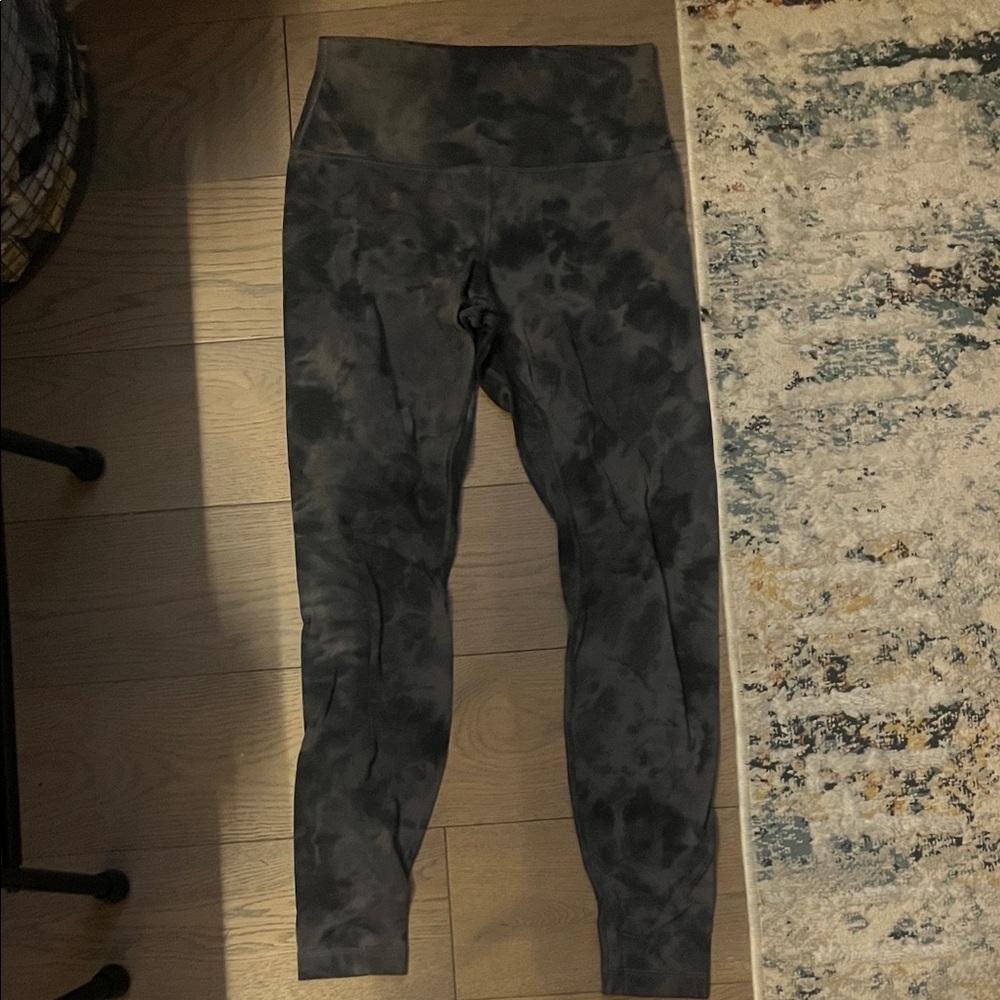 lululemon athletica Black Patterned Leggings